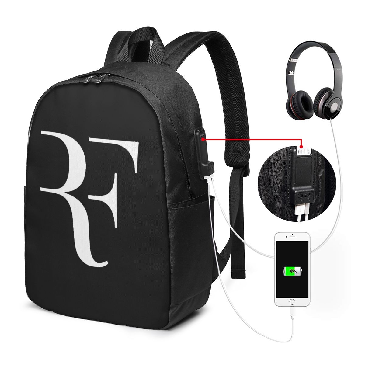 Books - Roger Federer Tas Ransel Travel Notebook