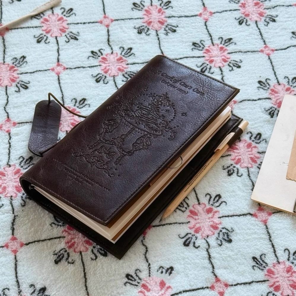 Buku Catatan Hitam Antik Kulit - Vintage Leather Journal Notebook ulasan dan harga