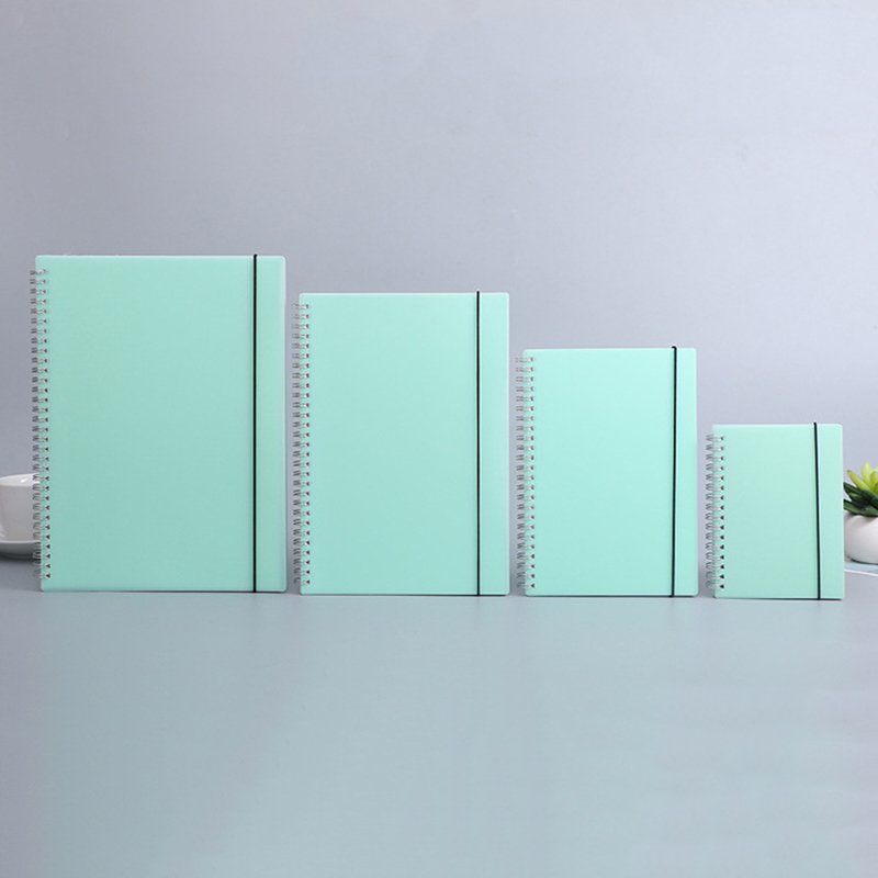 A6 A5 B5 A4 Buku Spiral Hijau  - A5 Spiral Dotted Grid Notebook ulasan dan harga