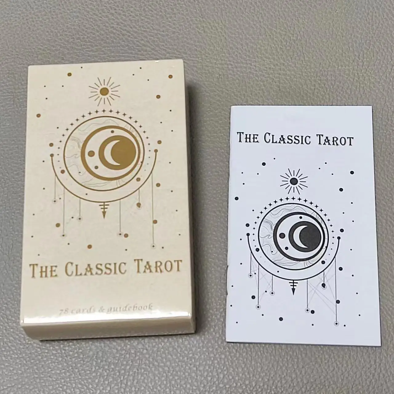 10.3*6cm klasik Tarot 78 kartu - Tarot Deck With Guidebook ulasan dan harga