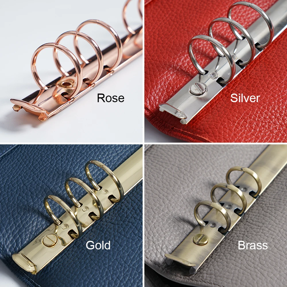 A7 Ukuran Logam Spiral Cincin  - Vintage Leather Journal Notebook ulasan dan harga