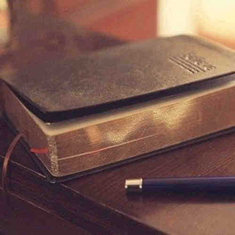 Notebook Alkitab Kulit Tebal A - Vintage Leather Journal Notebook ulasan dan harga