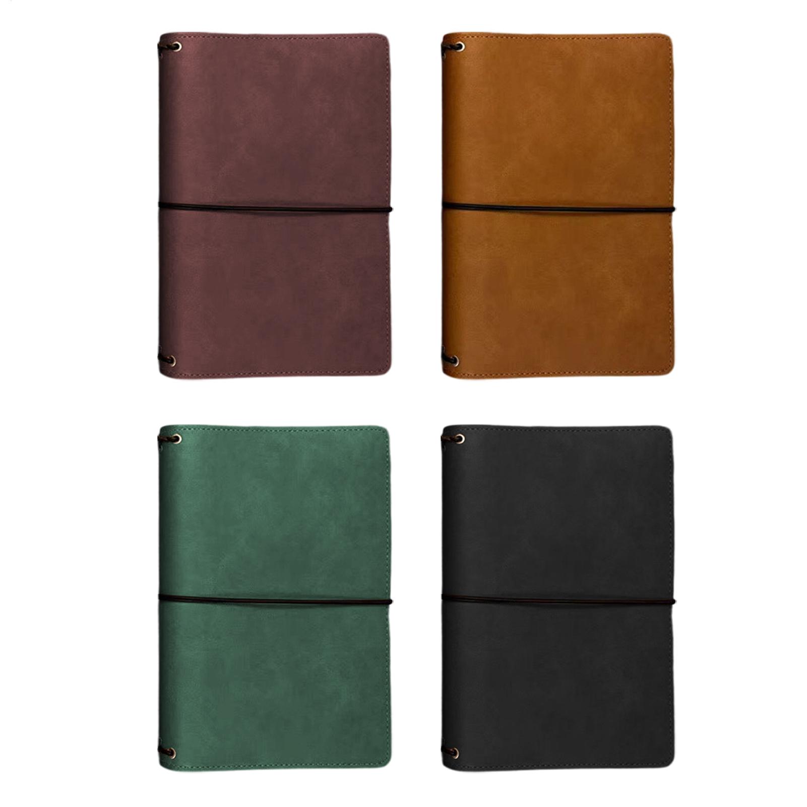Sampul Jurnal A5, Bahan Kulit  - Vintage Leather Journal Notebook ulasan dan harga