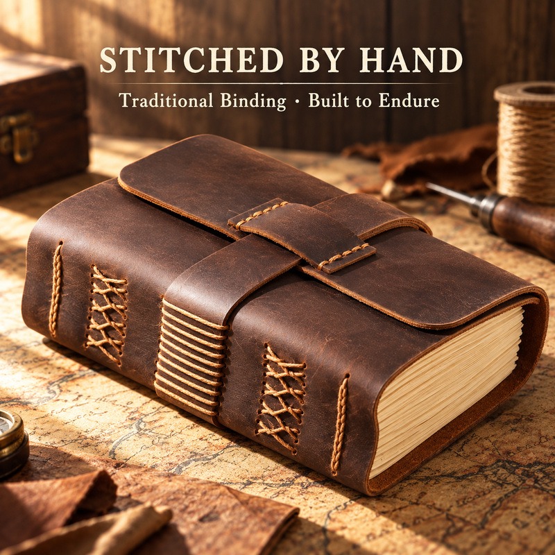 Buku Catatan Perjalanan Kulit  - Vintage Leather Journal Notebook ulasan dan harga
